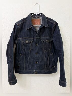 Brave Star Selvage Ironside Trucker Denim Jean Jacket - S